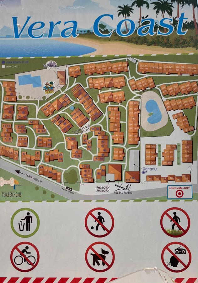 Apartamento Soleado Vera Costa, 200 M De La Playa Playas de Vera Exteriör bild